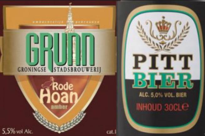 Logo grunn en pitt bier